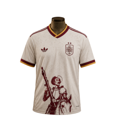 Camiseta España Don Quijote (Blanco)