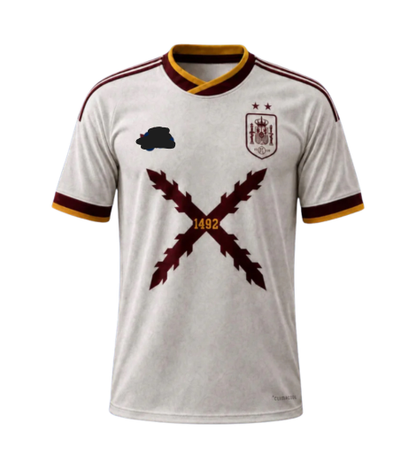 Camiseta España 1492 (2 estrellas) (Blanco)