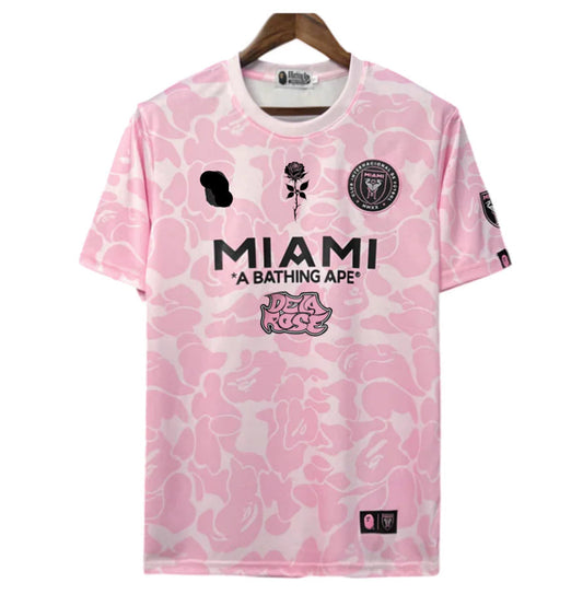 Camiseta Inter de Miami x De La Rose x BAPE